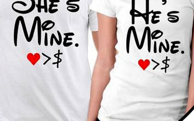 Couple Round Neck T-Shirt Combo