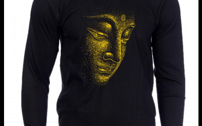 Shangrila Magic Buddha Printed T-Shirt For Men